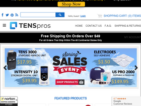 'tenspros.com' screenshot