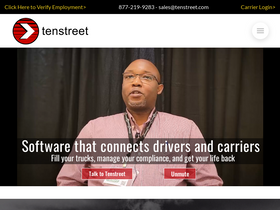 'tenstreet.com' screenshot