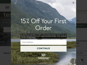 'tentree.com' screenshot