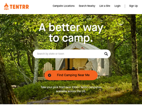 'tentrr.com' screenshot