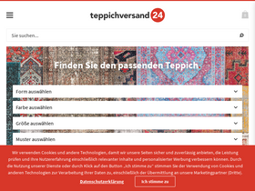 'teppichversand24.de' screenshot