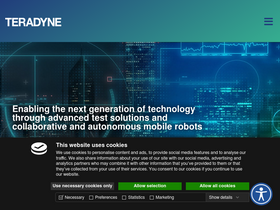 'teradyne.com' screenshot
