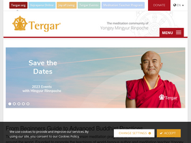 'tergar.org' screenshot