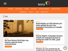 'terra.com' screenshot