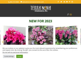 'terranovanurseries.com' screenshot