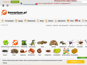 'terrarium.pl' screenshot