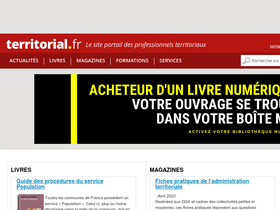 'territorial.fr' screenshot