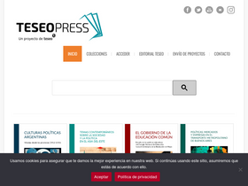 'teseopress.com' screenshot
