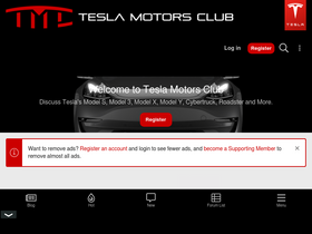 'teslamotorsclub.com' screenshot