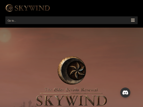'tesrskywind.com' screenshot