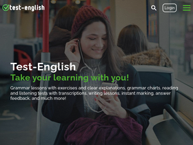 'test-english.com' screenshot