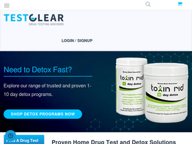 'testclear.com' screenshot