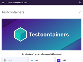'testcontainers.org' screenshot