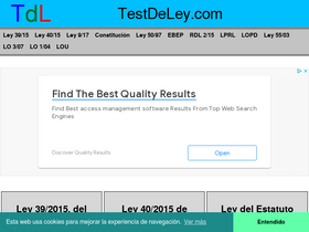 'testdeley.com' screenshot