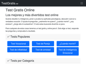 'testgratis.net' screenshot