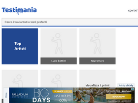 'testimania.com' screenshot