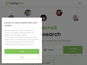 'testingtime.com' screenshot