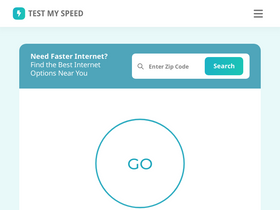 'testmyspeed.com' screenshot