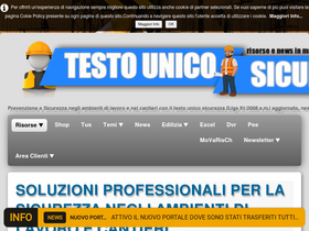 'testo-unico-sicurezza.com' screenshot