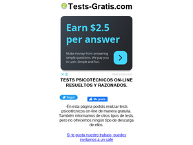 'tests-gratis.com' screenshot