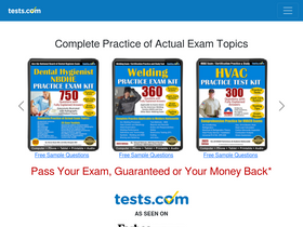 'tests.com' screenshot