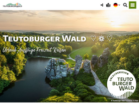 'teutoburgerwald.de' screenshot