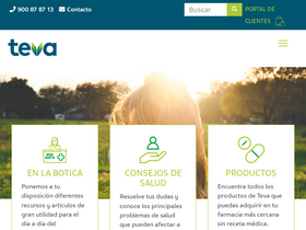 'tevafarmacia.es' screenshot