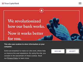 'texascapitalbank.com' screenshot