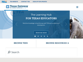 'texasgateway.org' screenshot