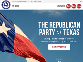 'texasgop.org' screenshot