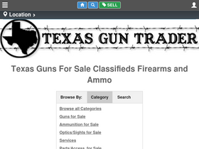 'texasguntrader.com' screenshot