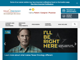 'texasoncology.com' screenshot