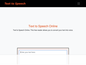 'text-speech.net' screenshot