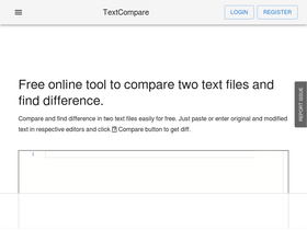 'textcompare.org' screenshot