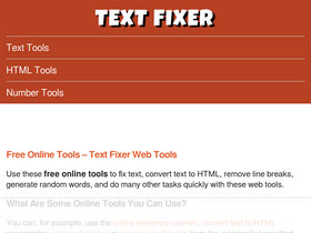 'textfixer.com' screenshot