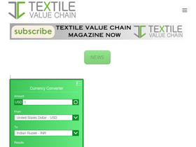 'textilevaluechain.in' screenshot