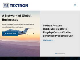 'textron.com' screenshot