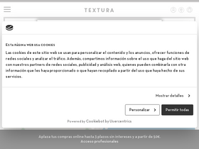 'textura-interiors.com' screenshot