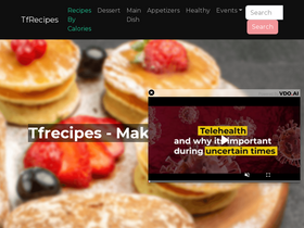 'tfrecipes.com' screenshot