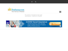 'thaiembassy.com' screenshot