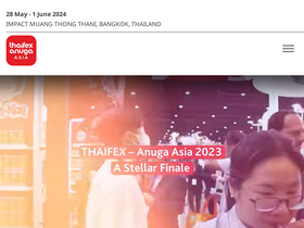 'thaifex-anuga.com' screenshot