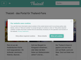 'thaizeit.de' screenshot