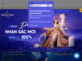 'thammyvienngocdung.com' screenshot