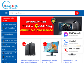 'thanhbinhpc.com' screenshot