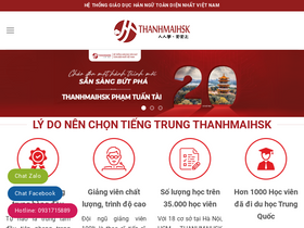 'thanhmaihsk.edu.vn' screenshot