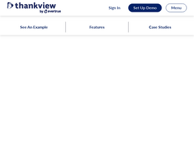 'thankview.com' screenshot