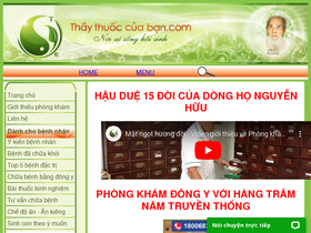 'thaythuoccuaban.com' screenshot