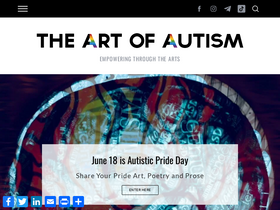 'the-art-of-autism.com' screenshot