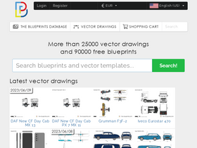 'the-blueprints.com' screenshot