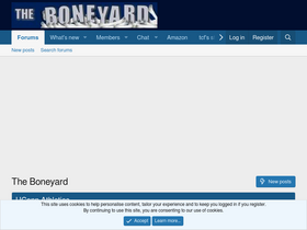 'the-boneyard.com' screenshot